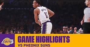 HIGHLIGHTS | Avery Bradley (18 pts, 5 reb, 3 stl) vs. Phoenix Suns