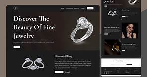 Design an Elegant Jewelry Store Landing Page | HTML, CSS & Vanilla JS Tutorial