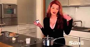 Helen Flanagan whips up some chocolate treats
