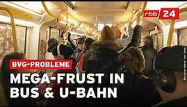 BVG: Übervolle Züge und Busse sorgen für Frust bei Fahrgästen