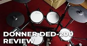 Donner DED-200 Review and Demo by Electronic Drum Advisor