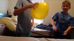 Balloon under stomach challenge