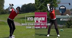 Hyo Joo Kim Golf Swing Driver (DTL & FO), Evian Championship, Evian-les-Bains, July 2019.