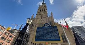 St Michael's Cathedral Basilica in Toronto Canada || 19th Century Gothic Revival Building