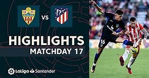 Resumen de UD Almería vs Atlético de Madrid (1-1)
