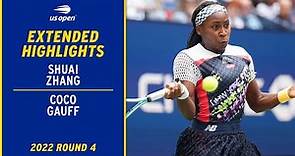 Shuai Zhang vs. Coco Gauff Extended Highlights | 2022 US Open Round 4