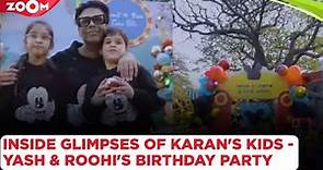 INSIDE glimpses of Karan Johar's kids Yash and Roohi's grand birthday party