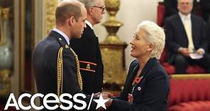 Emma Thompson Is Made A Dame By Prince William | Access