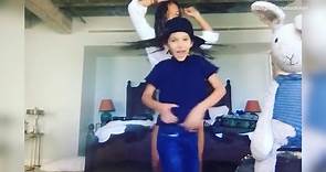 David Schwimmer's 9-year-old daughter Cleo dancing with her mother Zoë Buckman