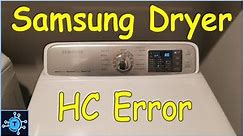 #49 - Samsung Dryer HC Error and Overheating- Diagnosis and Repair