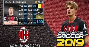 ¡Plantilla del A.C. Milan al 100%! Actualizada a la temporada 2022/2023 para DLS 2019