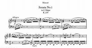 Mozart: Piano Sonata No. 1 in C major, K.279 [Gould]