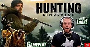 Hunting Simulator | NINTENDO SWITCH | Gameplay | FIRST LOOK!