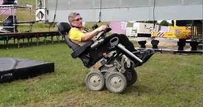 iBot 4000 mobility system wheelchair in action at the Milton Keynes International Festival