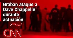 Graban ataque contra Dave Chappelle sobre escenario en Los Ángeles