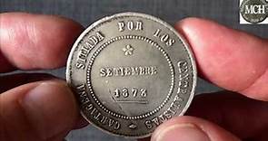 1873 Moneda Revolución Cantonal, Cartagena contra la Primera República