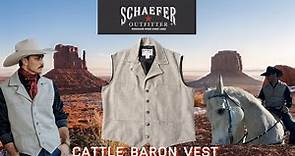 Schaefer outfitter Cattle Baron western vest