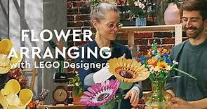 LEGO Wildflower Bouquet | Flower arranging with LEGO Designers