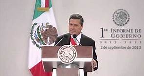 Primer Informe de Gobierno Presidente Peña Nieto 2012-2013