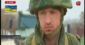 Ukrainian and Russian soldiers face off at Belbek | Channel 4 News