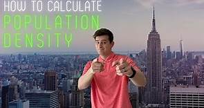 Calculate Population Density