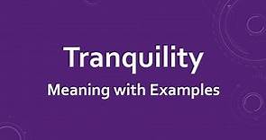Tranquility Meaning | Best 6 Definitions of Tranquility | Tranquility Example Sentences