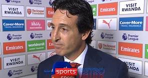 Unai Emery before his first game as Arsenal manager