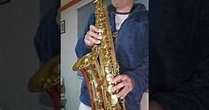 Tutorial Sax solo de saxofón alto "Todavía me alegrare" Coros unidos. 🎷🎶🙌
