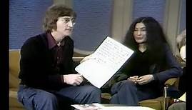 THE DICK CAVETT SHOW John Lennon, Yoko Ono, and Shirley MacLaine