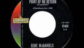 1962 HITS ARCHIVE: Point Of No Return - Gene McDaniels