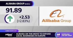 Alibaba stock rises, on plans to expand local businesses in Europe