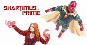 Marvel Legends Vision Scarlet Witch Toys R Us Exclusive 2 Pack Avengers Infinity War Figure Review