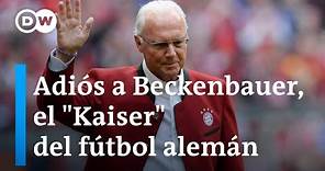 Murió la "leyenda" alemana del fútbol, Franz Beckenbauer