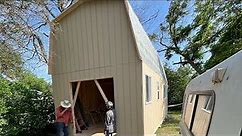 Building a 12x24 shed future tiny home in San Antonio Tx with shed brothers