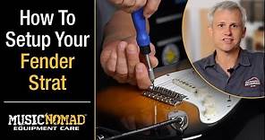FENDER STRATOCASTER - How to Setup your Electric Guitar, Step-by-Step