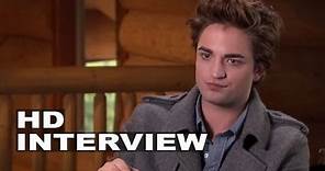 Twilight: Robert Pattinson "Edward Cullen" On Set Interview | ScreenSlam