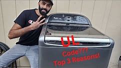 Top 3 Reasons Your Whirlpool Washer Is Displaying The UL Code!