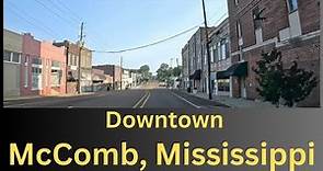 Downtown McComb, MS | Dash Cam Driving Tour Mississippi 4K