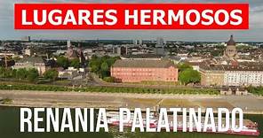 Viaje a Renania-Palatinado, Alemania | Ciudades, turismo, vacaciones, lugares | Dron 4k vídeo