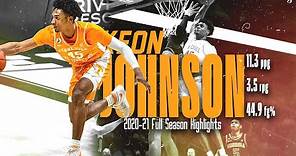 Keon Johnson Tennessee 2020-21 Full Season Highlights | 11.3 PPG 3.5 RPG 44.9 FG% #LAClippers