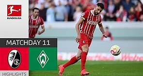SC Freiburg - Werder Bremen 2-0 | Highlights | Matchday 11 – Bundesliga 2022/23