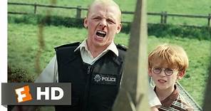 Hot Fuzz (10/10) Movie CLIP - Get Out of My Village! (2007) HD