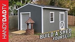 You Can Build Your Own Storage Shed! We'll show you how.