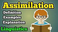 What is assimilation? | Assimilation | Assimilation in linguistics | Phonology