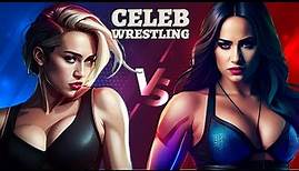 Demi Lovato vs. Miley Cyrus - Wrestling Match