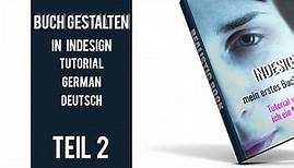 Buch erstellen/anlegen in InDesign Teil 2 Tutorial german/deutsch