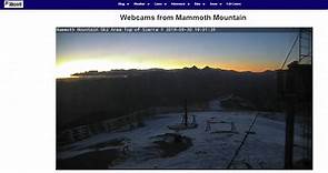 Mammoth Mountain Ski Area Webcams | Live Mammoth Lakes Webcams