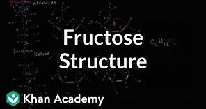 Molecular structure of fructose | Macromolecules | Biology | Khan Academy
