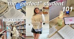 BECOME THE PERFECT STUDENT 📚 how to stay organized| study habits |self discipline| cute accessories