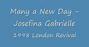 Many a New Day - Josefina Gabrielle